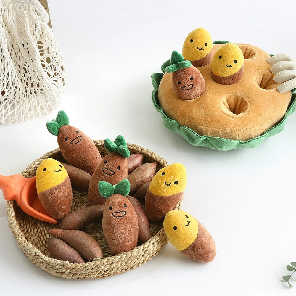 Sweet Potato Set Plush Toys with Sound